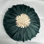 Poduszki dekoracyjne 40cm zielone welurowe