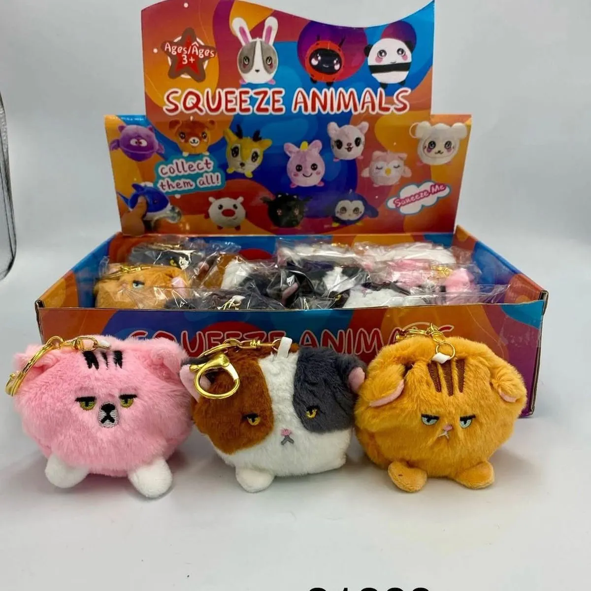Squeeze Animals Gniotki Antystresowe Zwierzątka 12 szt
