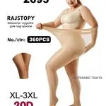 Rajstopy damskie XL-3XL 20D 360PCS