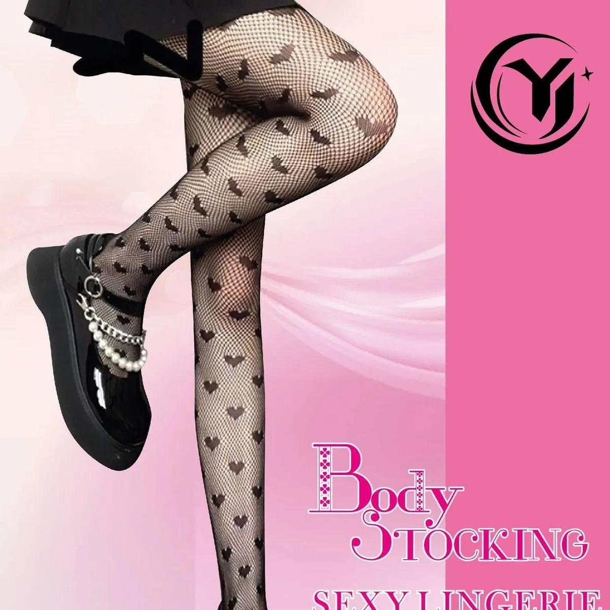 Rajstopy Body Stocking Sexy Lingerie NO HY-9008