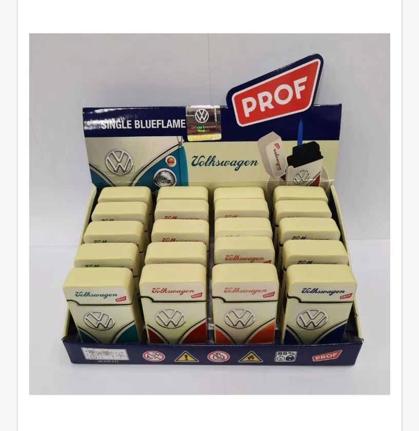 Zapalniczka Prof VW Single Blueflame 20 szt/opak.