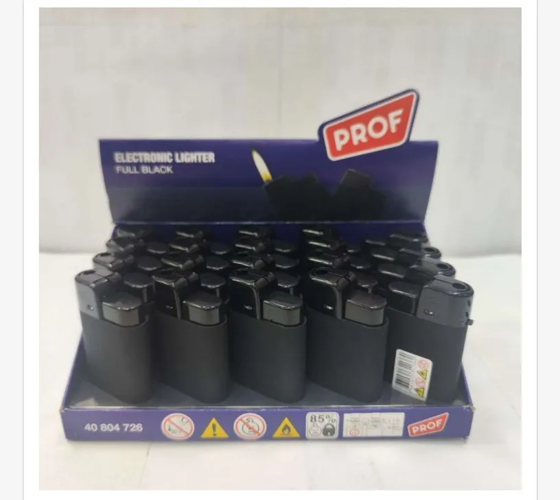 Zapalniczka elektroniczna Full Black PROF