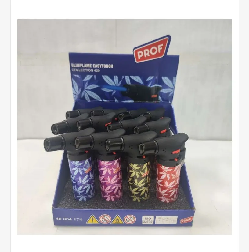 Zapalniczka gazowa Blueflame EasyTorch Prof, kolekcja wielokolorowa