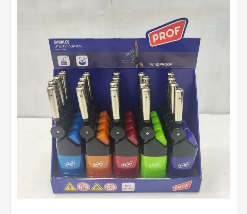 Zapalniczka PROF Windproof Utility Lighter kolorowa
