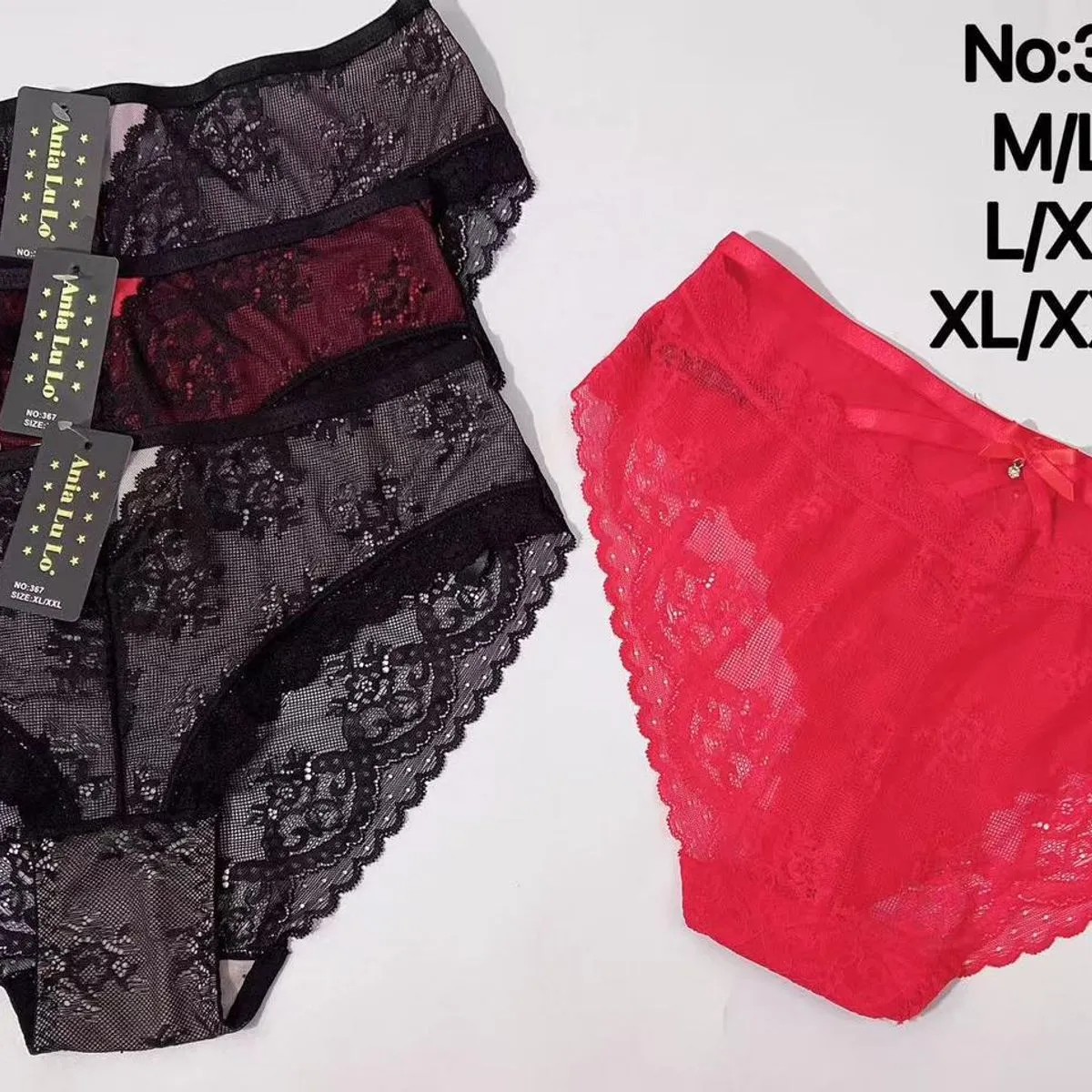 Majtki damskie koronkowe S-XXL Nr 367
