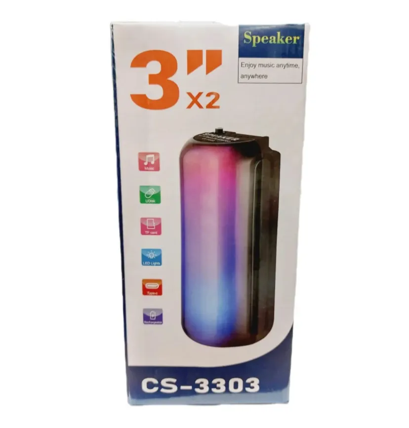 Głośnik LED 3" CS-3303 z podświetleniem