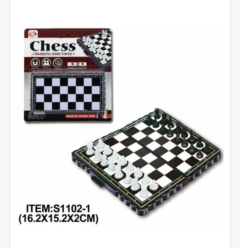 Magnetyczna gra w szachy Chess Magnetic 16.2x15.2x2cm