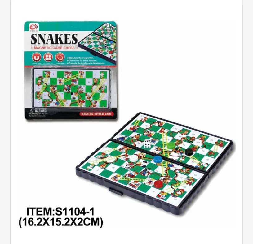 Magnetyczna gra Snakes & Ladders ITEM-S1104-1 16,2x15,2x2cm