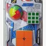 Zestaw kostek Rubika JIEHUHUI magnetyczne 3x3, 2x2, piłka 6+