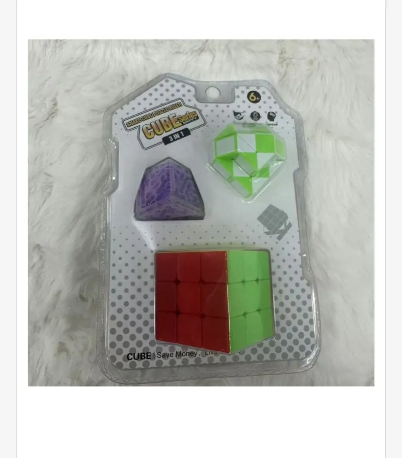 Zestaw 3in1 Rubik Cube - kostki logiczne