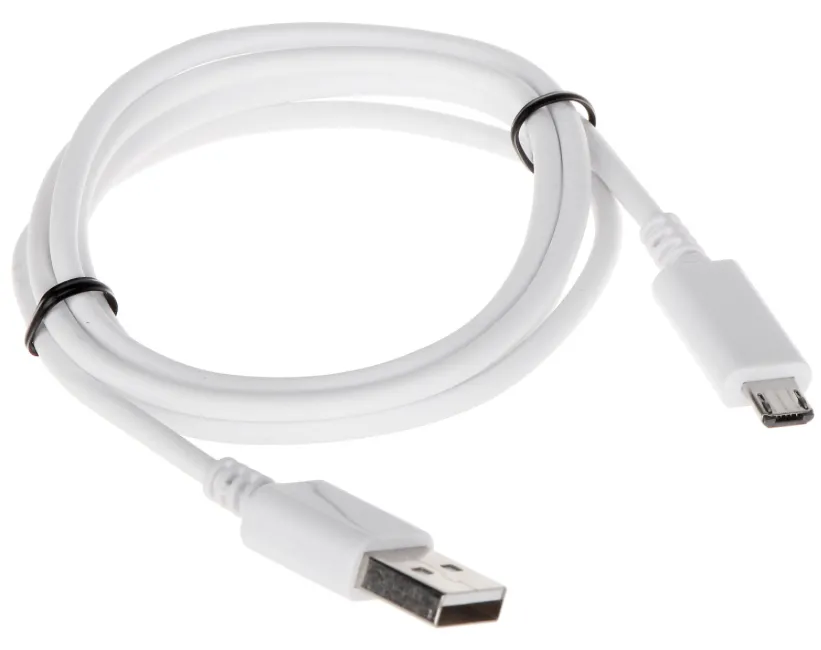 Kabel USB do Micro USB biały