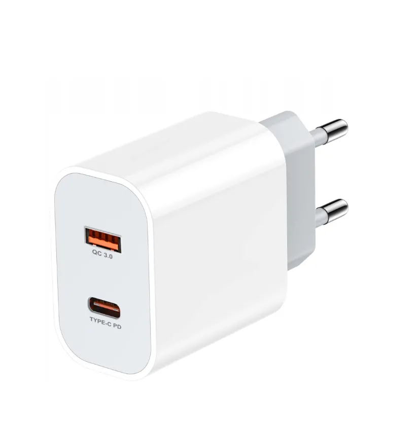 Ładowarka sieciowa kostka USB-C PD QC 3.0 18W