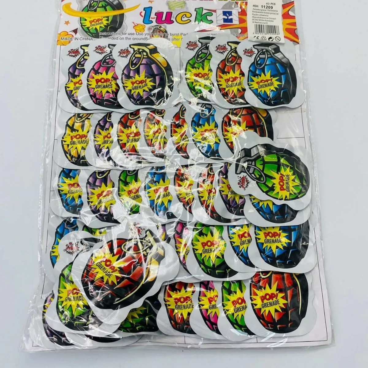Zestaw Mini Kolorowe Granaty Lucky POP 6 szt