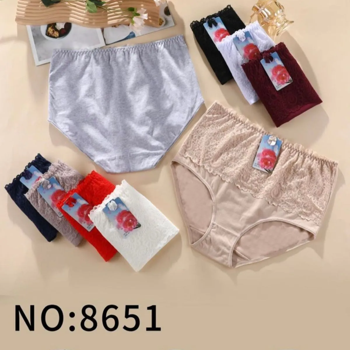 Majtki damskie 3XL/34, 4XL/36, 5XL/36 NO:8651