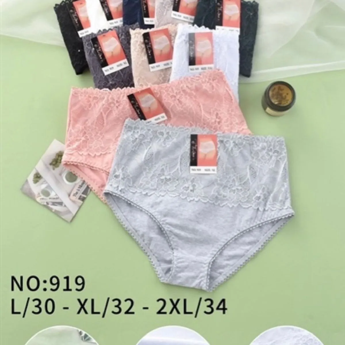 Majtki damskie koronkowe NO:919 L/30-XL/32-2XL/34