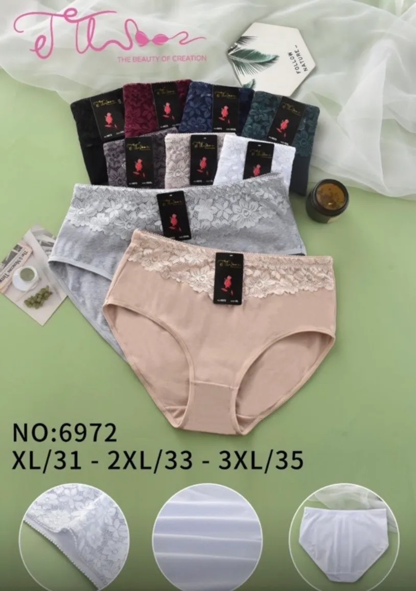 Majtki damskie koronkowe NO:6972 XL/31-3XL/35