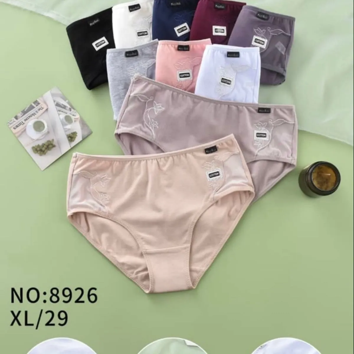 Majtki damskie XL/29 NO:8926 wielopak kolorów