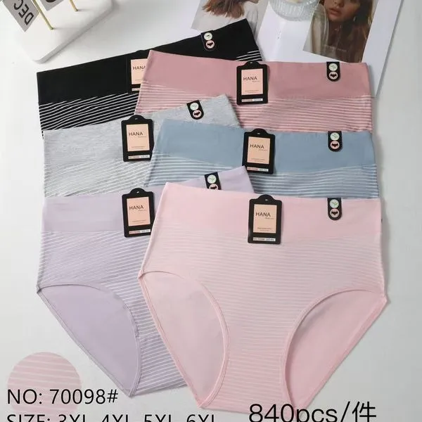 Majtki damskie HANA rozmiary 3XL-6XL, 6 kolorów