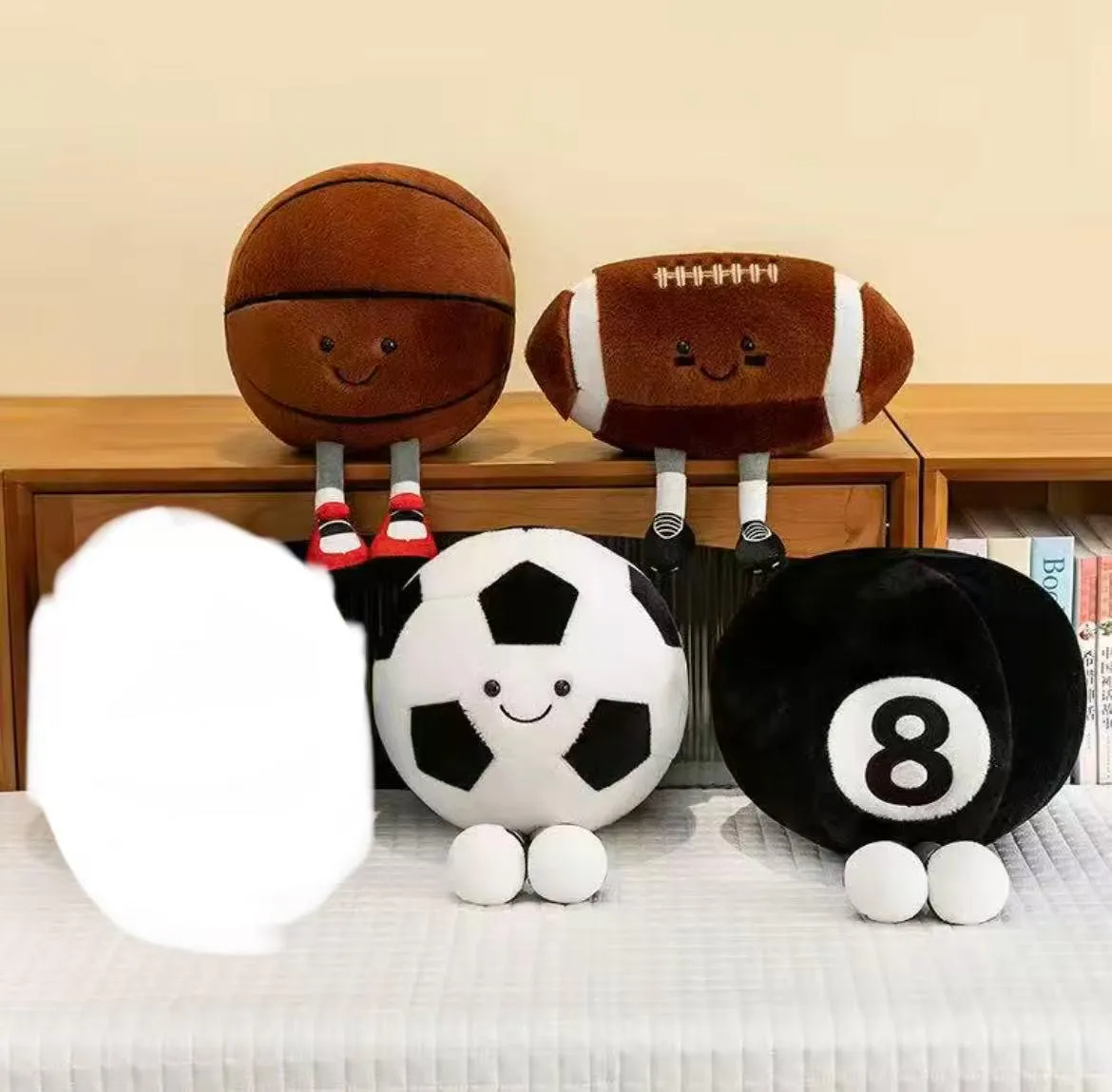 Maskotka Pluszowa Piłki 25cm - Zestaw Sportowe
