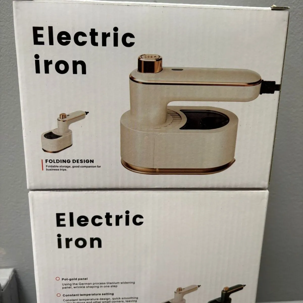 Mini Żelazko Parowe Elektryczne składane