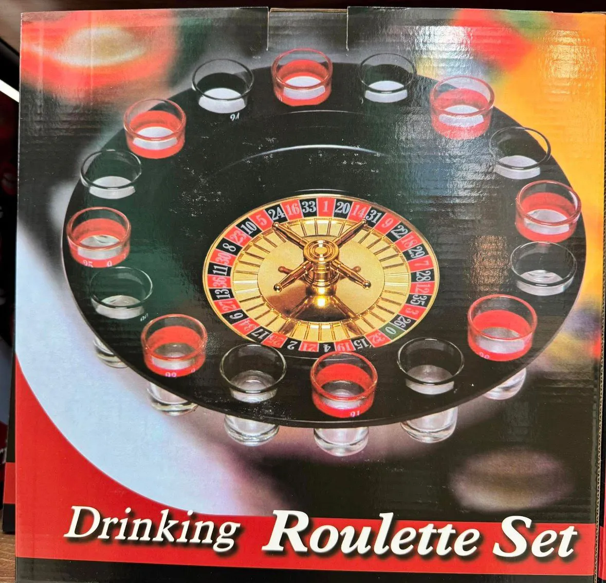 Zestaw do Gry Imprezowej Drinking Roulette Set