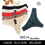 Majtki damskie stringi microfibra L:30cm XL:31.5cm 2XL:33cm