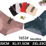 Majtki damskie mikrofibra 1653# L:30cm XL:31.5cm 2XL:33cm