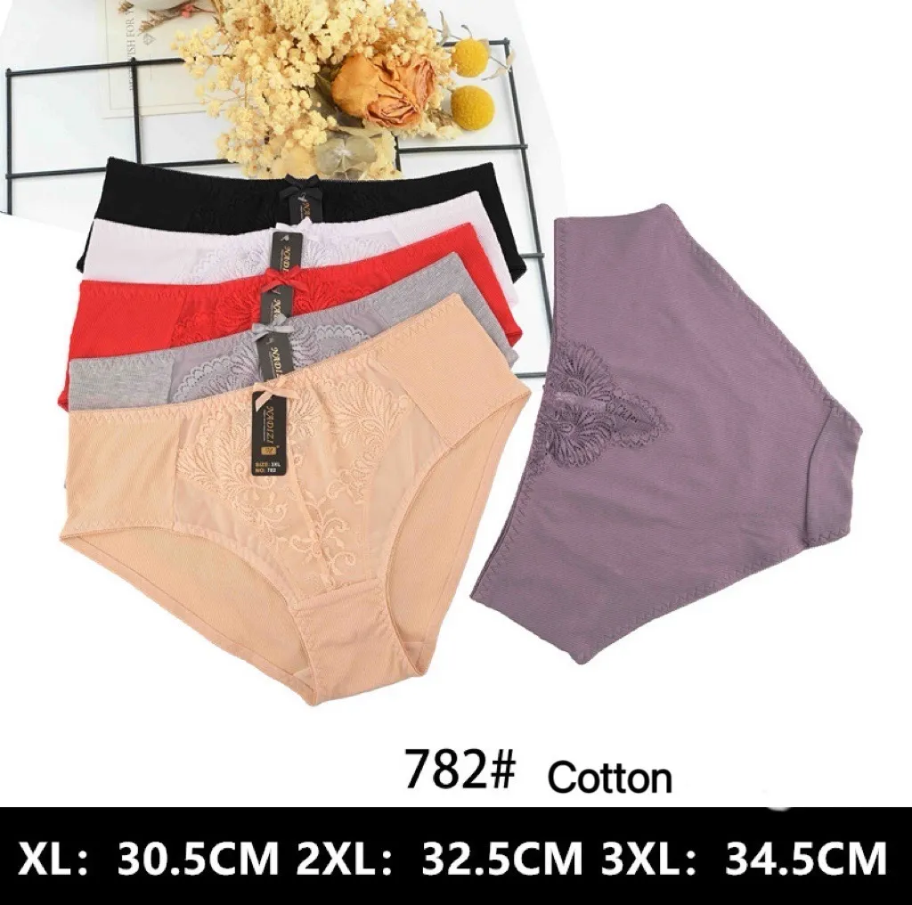 Majtki damskie bawełniane XL-3XL 782# Cotton
