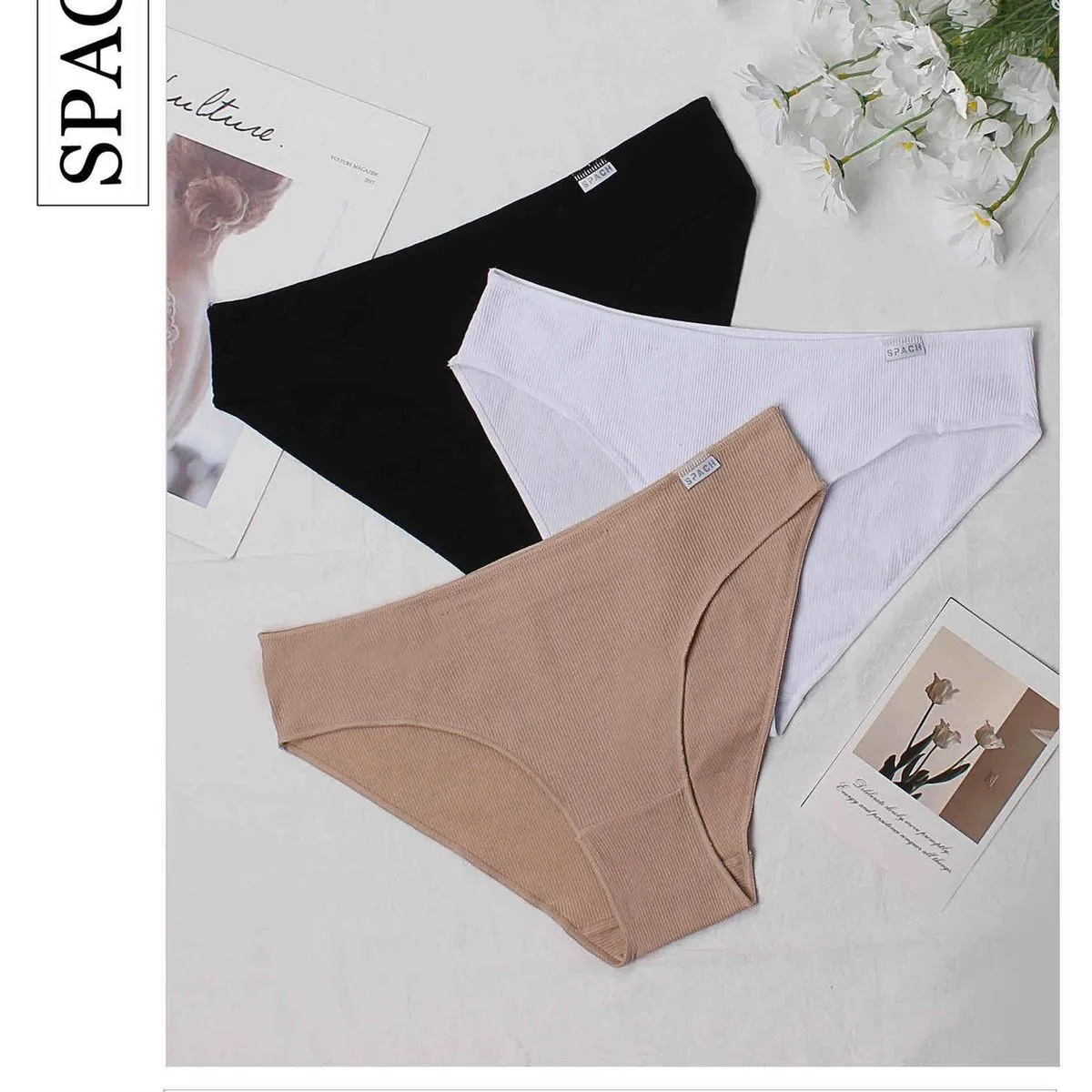 Majtki damskie SPACH bezszwowe M, L, XL NO:953