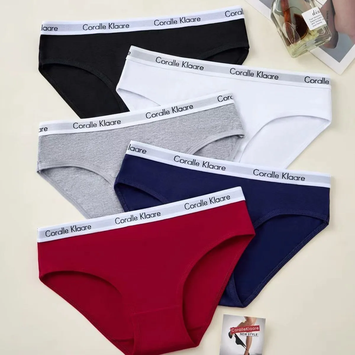 Majtki damskie Corallelle Klaare bawełna S-XXL 5 kolorów