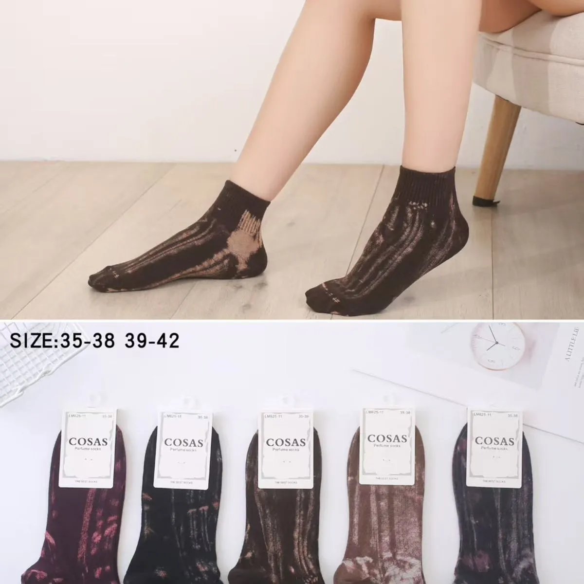 Skarpetki damskie Cosas 60% bawełna L-XL