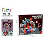 Zabawki Klocki Magnetyczne Minecraft 17 szt 33 cm