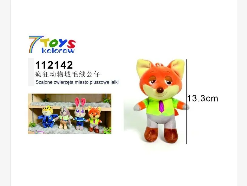 Maskotka Zootopia Nick Wilde 13.30cm