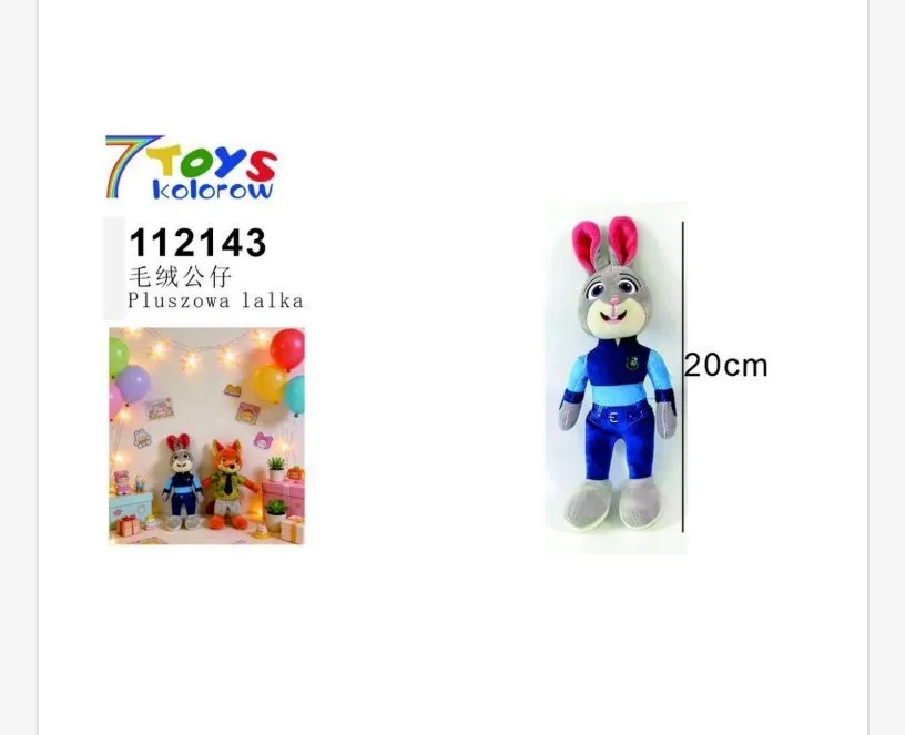 Maskotka Judy Hopps Zootopia 20cm