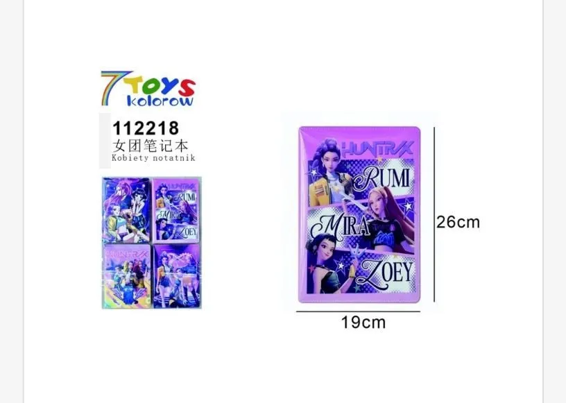 Notatki Kpop ZOEY MIRKA RUM 26x19cm