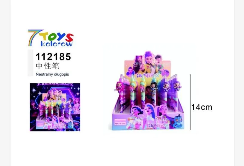 Długopis Kolorow 7 Toys Kpop Huntok 14cm