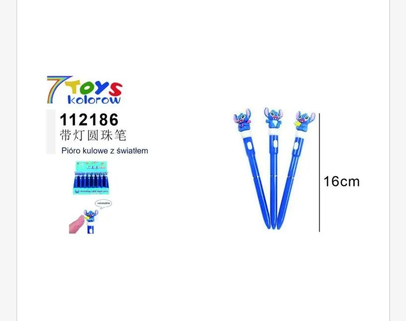 Długopis Stitch niebieski 16cm