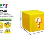 Zabawki Klocki Magnetyczne Storage Box Żółty 14cm 200szt