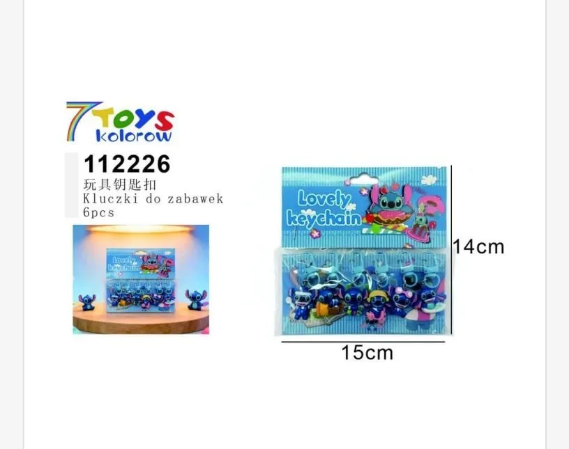 Brelok do kluczy Lilo & Stitch 7Toys kolorowy 14cm