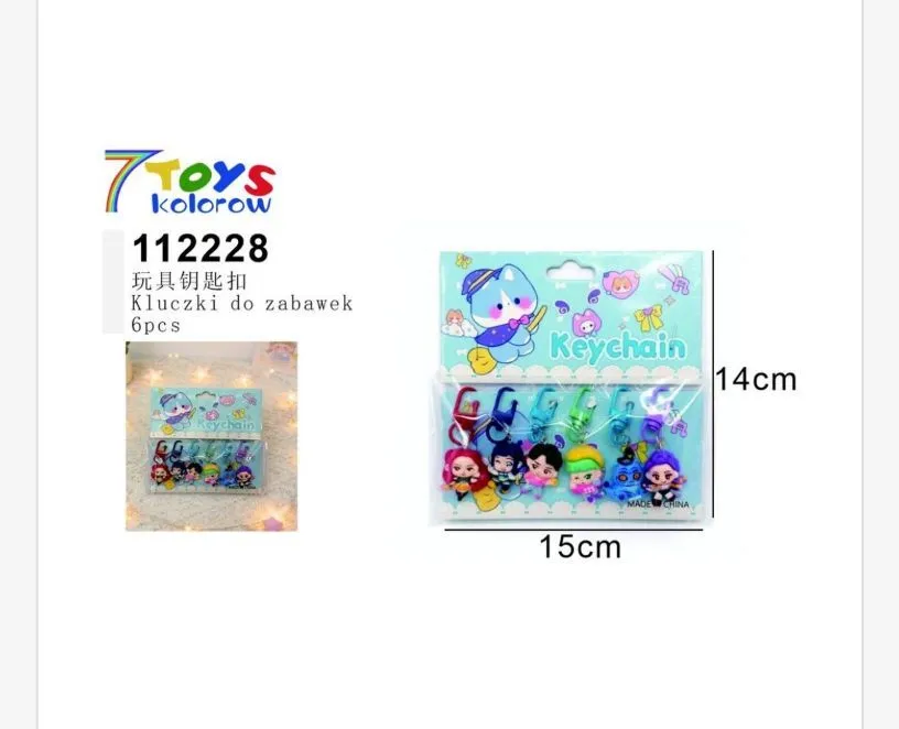 Brelok do kluczy 7Toys 112228 15cm 6 szt.