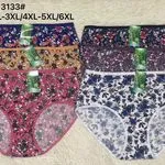 Majtki damskie 2XL-6XL wzorzyste, 6 kolorów