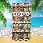 Ręcznik plażowy Mikrofibra 70x140 cm wzór tropikalny