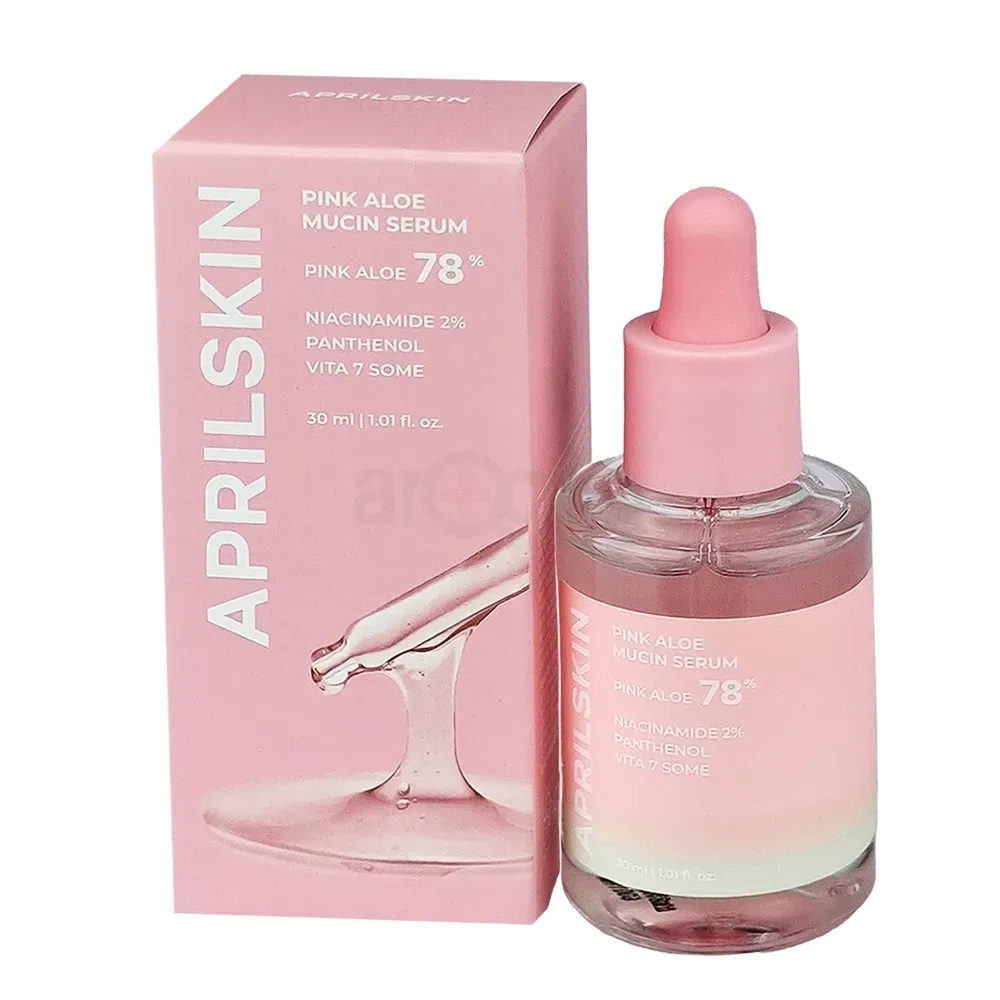 Pink Aloe Mucin Serum April Skin 30ml Niacynamid 78%