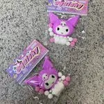 Gniotki Squishy Kuromi fioletowe i białe, 16 szt/opak.