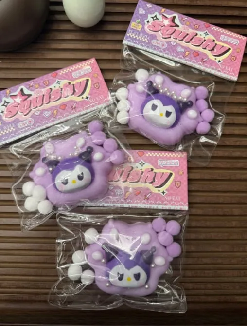 Gniotki Squishy Sowa Fioletowa Pop It 16 szt/op