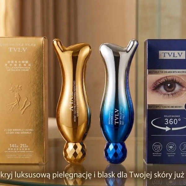 Krem pod oczy TLVLV złoty i niebieski 14,7 ml
