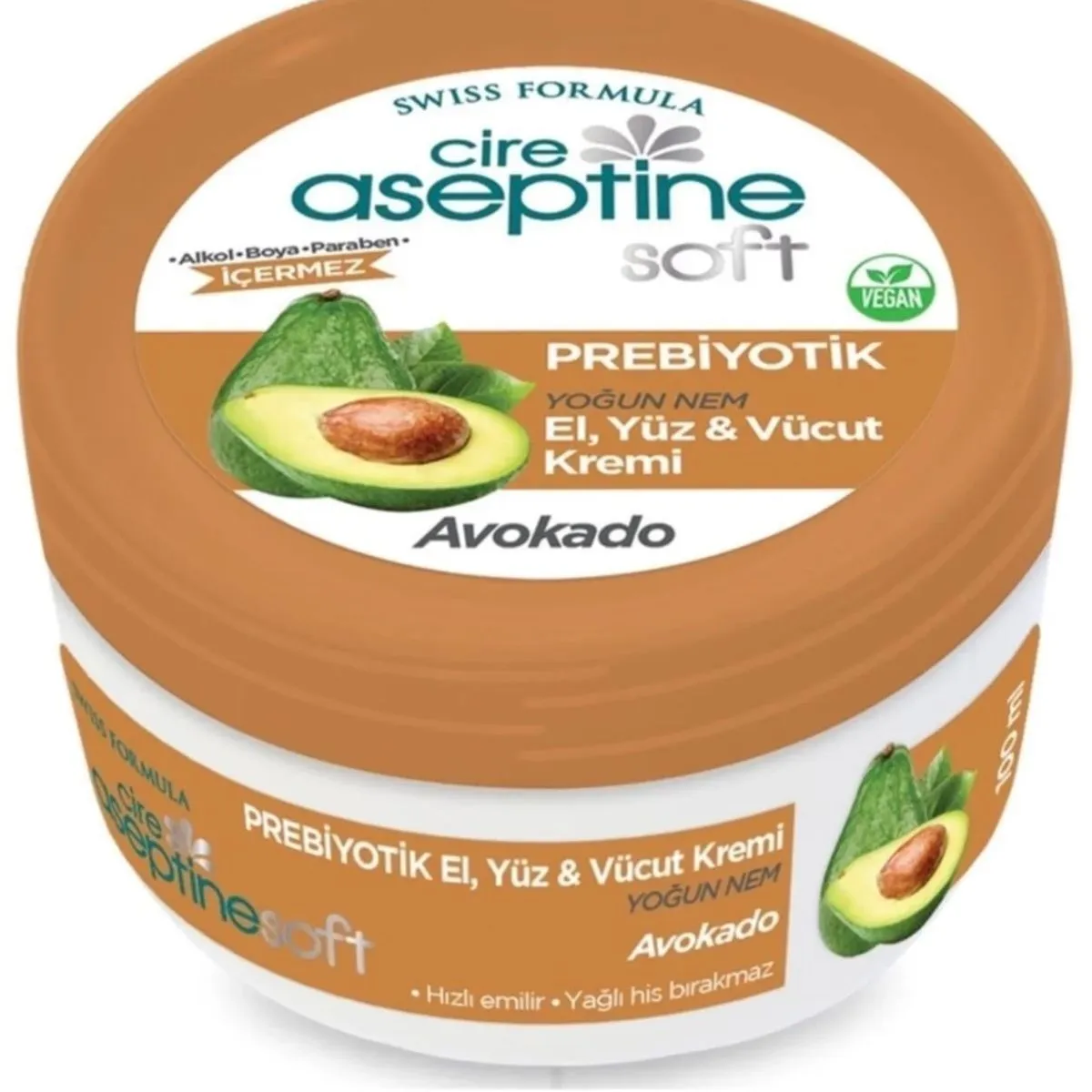 Krem prebiotyk do ciała z awokado Aseptine Soft 250ml