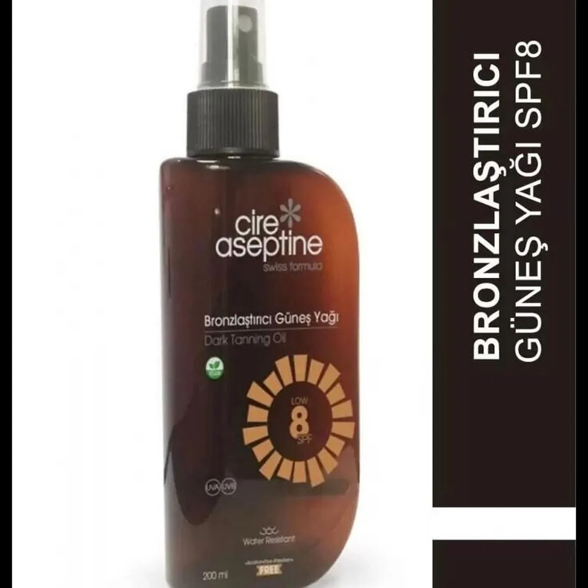 Cire Aseptine Olejek Brązujący Dark Tanning SPF8 200ml