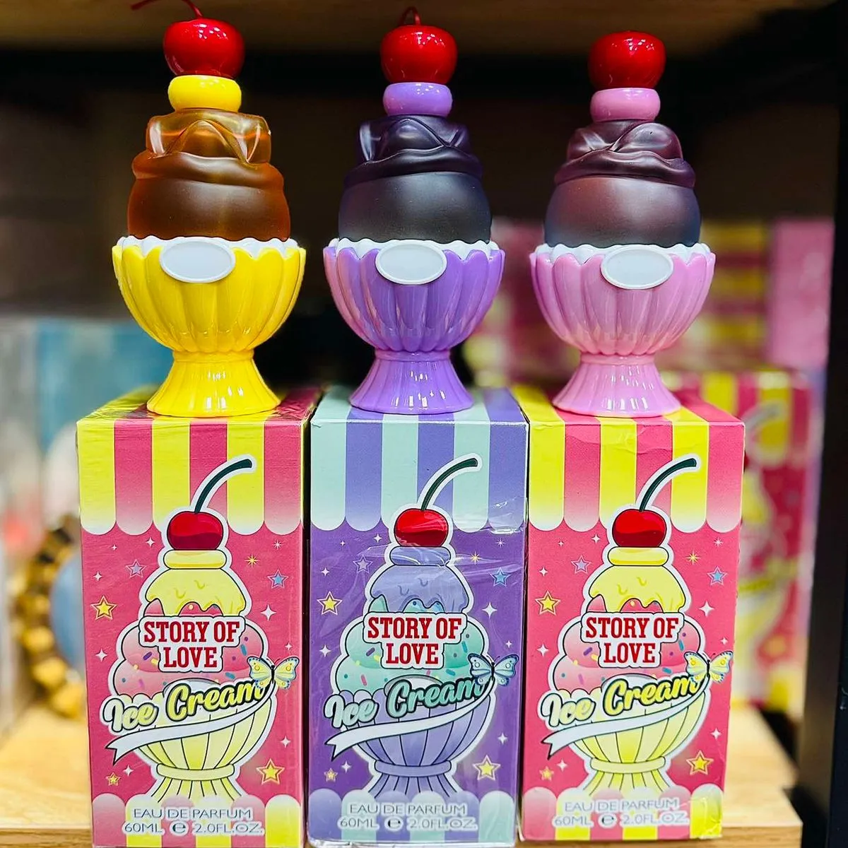 Perfumy Story of Ice Cream 60ml - waniliowe, jagodowe, truskawkowe