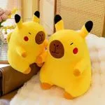 Maskotka Pluszowa Pikabara 30cm - Hybryda Pikachu i Kapibary